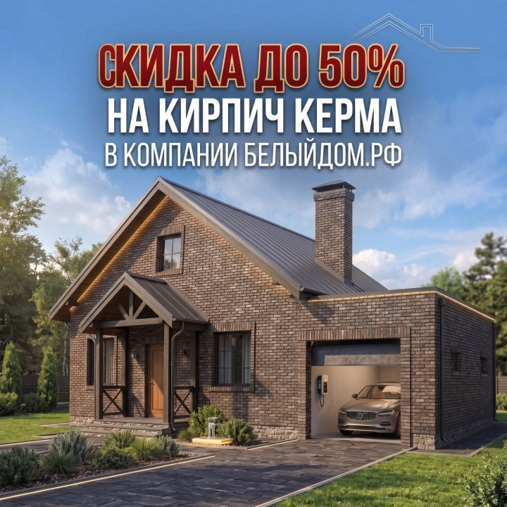 Керма в белом доме в Рязани и Москве со скидкой 50 процентов