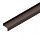 Фартук на цокольный отлив 100мм фактурный (Тёмно-коричневый матовый (RR32))