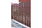 Штакетник Полукруглый Slim 0,45 Print Twincolor Cherry Wood