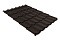Профиль волновой Классик Grand Line 0,5 GreenCoat Pural BT RR 32 темно-коричневый (RAL 8019 серо-коричневый)