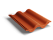 Рядная волновая черепица Classic Кирпично-красный
