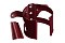 Кронштейн трубы Grand Line на дерево, 90мм RAL 3005 красное вино