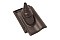 Проходная черепица с антеннной насадкой Braas 11V темно-коричневый