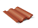 Цементно-песчаная черепица рядовая, Таунус, Красный, Braas