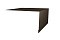 Планка околооконная простая 250х50 0,5 Quarzit lite с пленкой RR 32 темно-коричневый